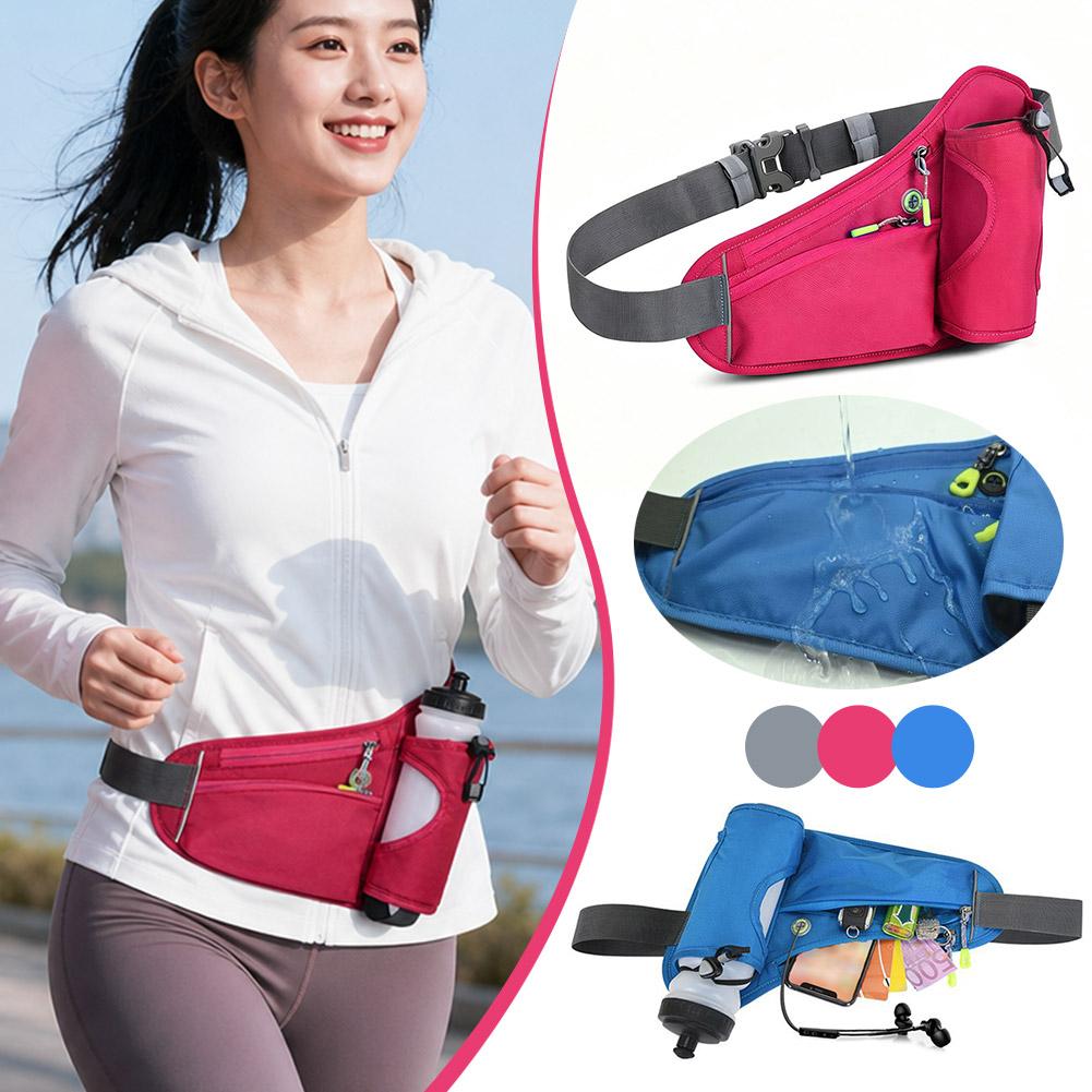 Running Belt Waist - 방수 러닝 허리팩, 조절 가능한 스포츠