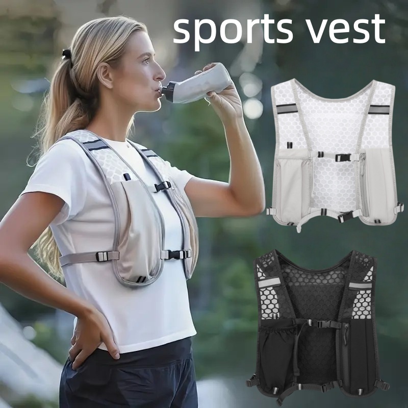 Running Hydration Vest - 유니섹스 러닝 조끼 방수 통기성 하이킹