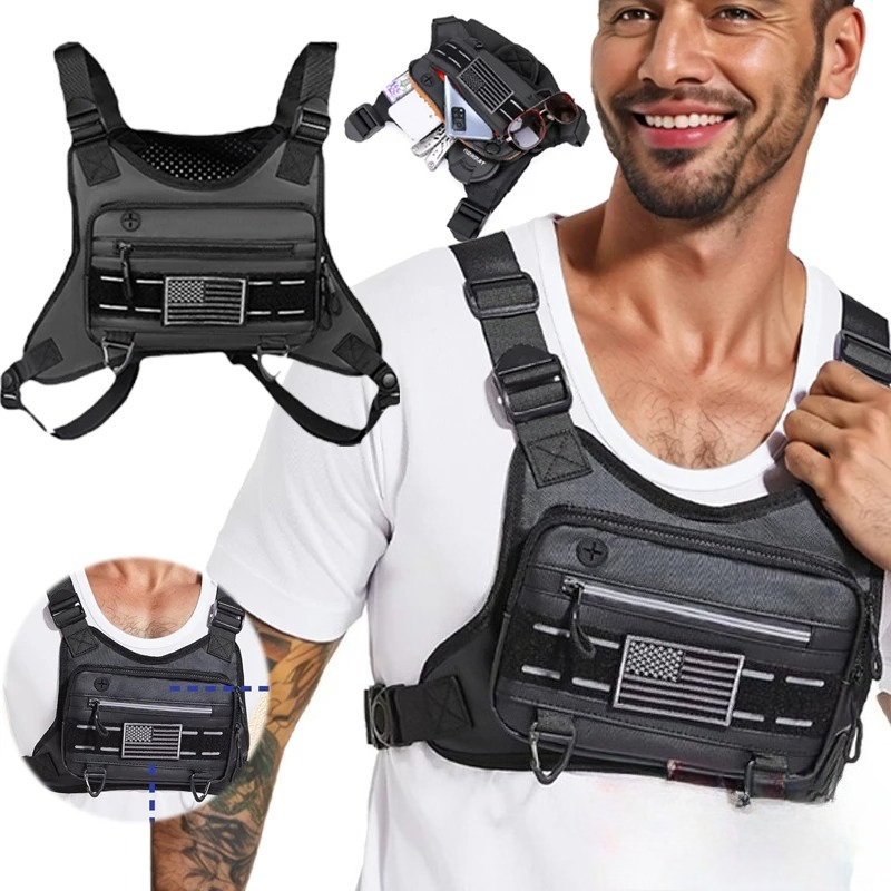 Running Hydration Vest - 전술 러닝 조끼 - 방수 도난