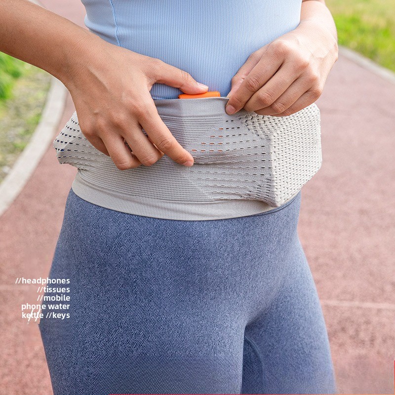 Running Belt Waist - 보이지 않는 통기성 러닝 패니팩, 마라톤