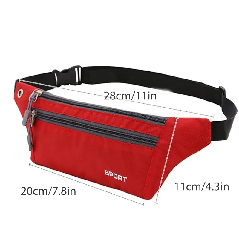 다기능 남성용 허리 가방, 나일론 가슴 팩, 러닝 벨트 - Running Belt Waist 리뷰 및 가격