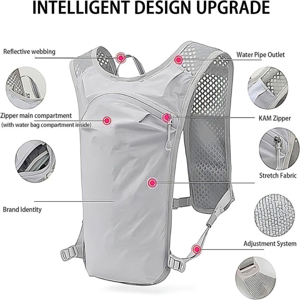 통기성 수분 보충 조끼 방수 다중 포켓 러닝 백팩 초경 - Running Hydration Vest 리뷰 및 가격