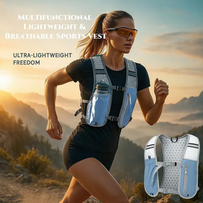 새로운 러닝 워터 보틀 수납 조끼, 가벼운 러닝 조끼, - Running Hydration Vest 리뷰 및 가격