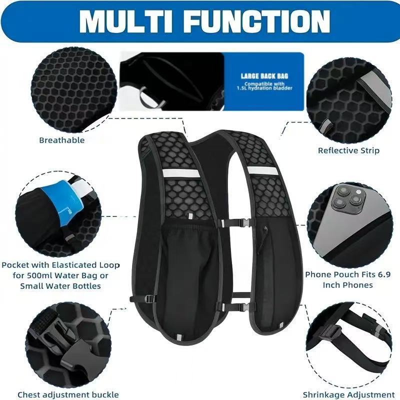 유니섹스 러닝 조끼 방수 통기성 하이킹 사이클링 트레일 - Running Hydration Vest 리뷰 및 가격