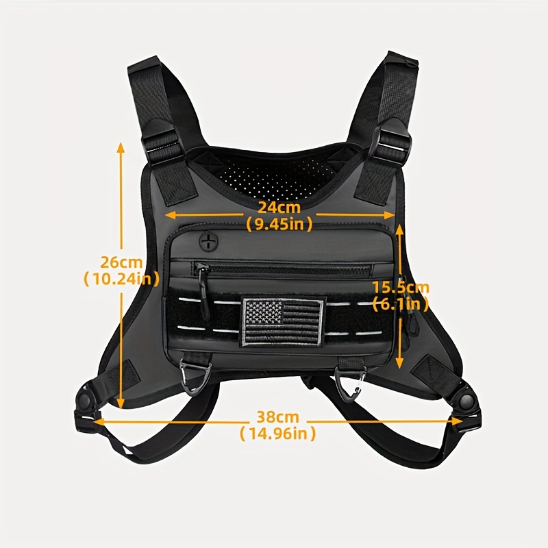 전술 러닝 조끼 - 방수 도난 방지 가슴 가방, 조절  - Running Hydration Vest 리뷰 및 가격