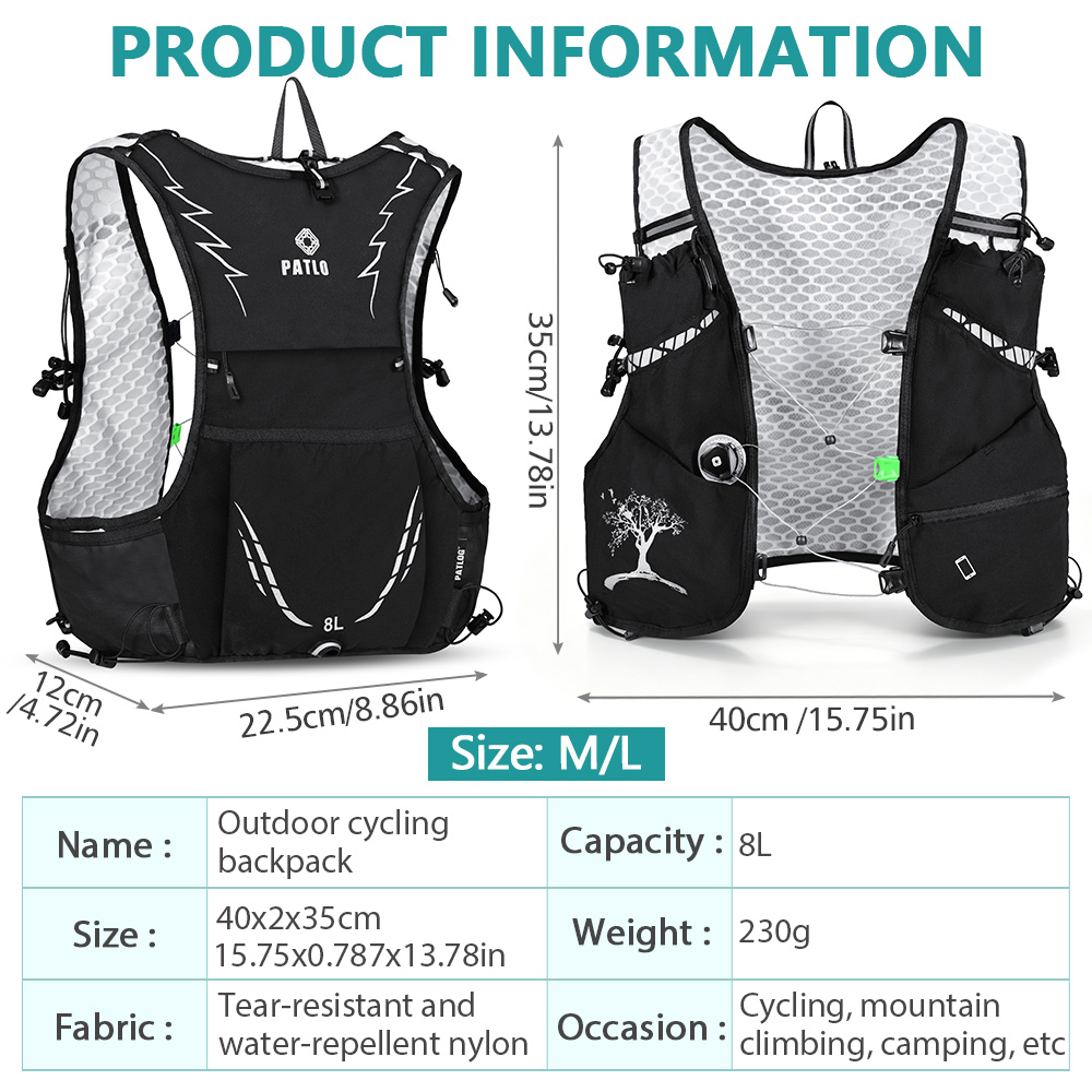 NEWBOLER 8L 야외 트레일 러닝 백팩 초경량 여 - Running Hydration Vest 리뷰 및 가격