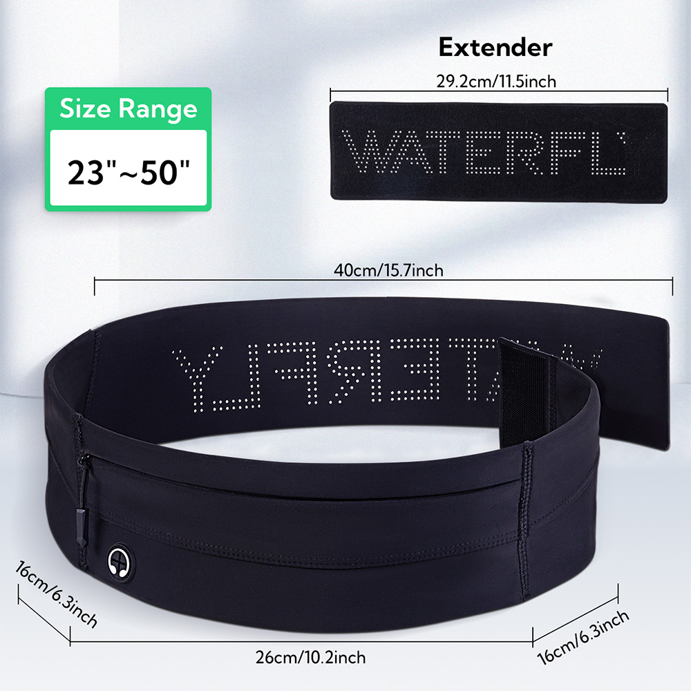 WATERFLY 러닝 벨트 패니 팩, 슬림 탄성 스포츠 - Running Belt Waist 리뷰 및 가격