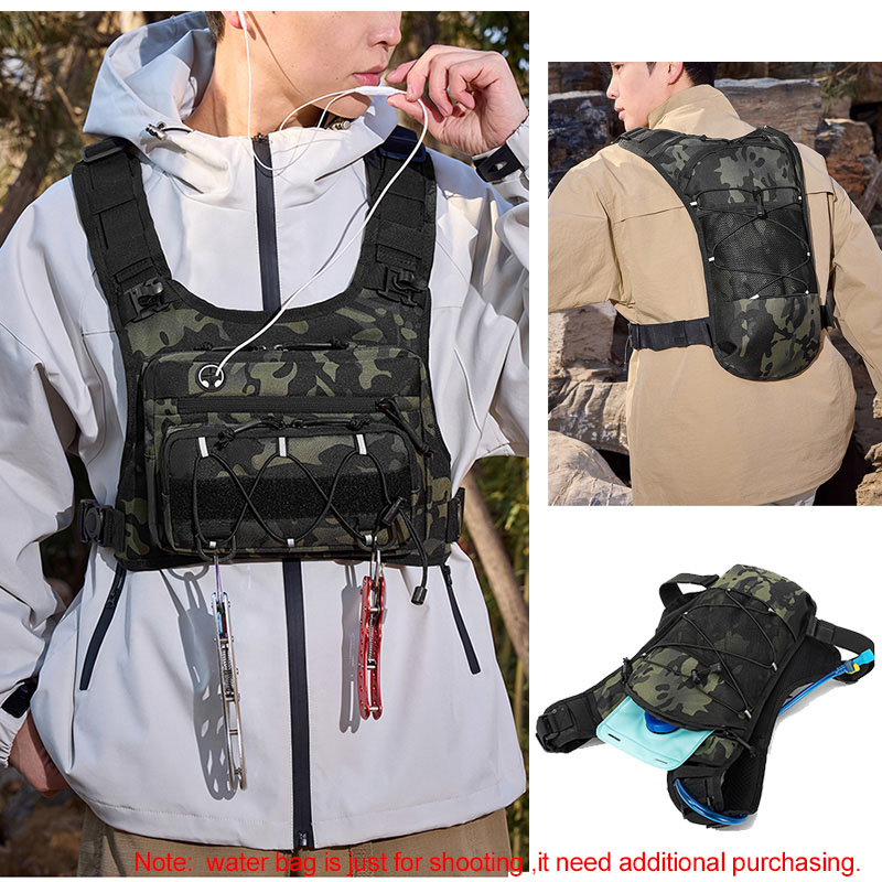 전술 가방 앞가슴 장비 조끼 배낭 캠핑 사냥 가방 남성 - Running Hydration Vest 리뷰 및 가격