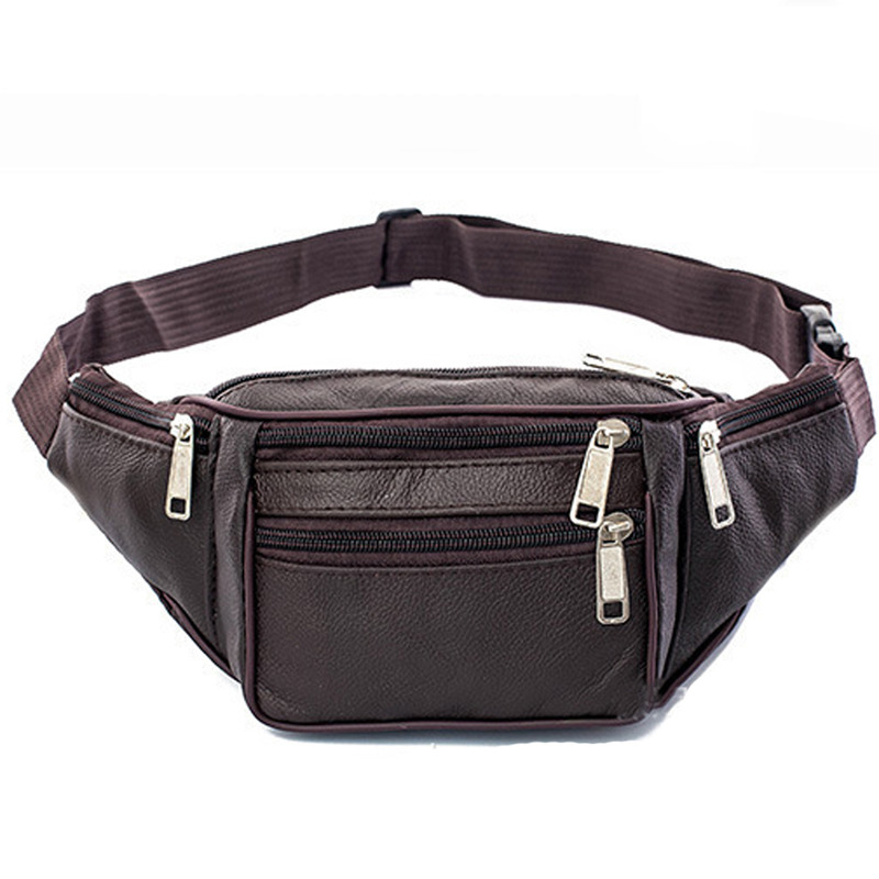 가죽 남성 허리 가슴 가방 얇은 야외 스포츠 파우치 남 - Running Belt Waist 리뷰 및 가격